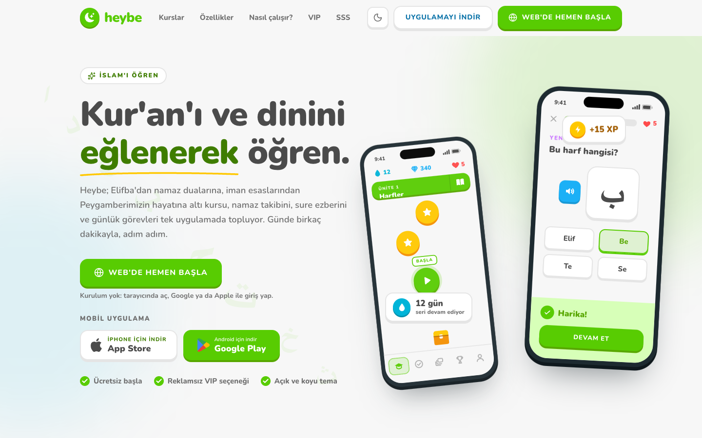 Heybe — heybeapp.com ana sayfası